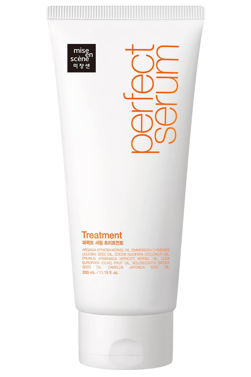 Mise En Scene Perfect Serum Treatment – Koreanische Haarmaske für Coating-Effekt, pflegende Kur für zu Hause, 330 ml