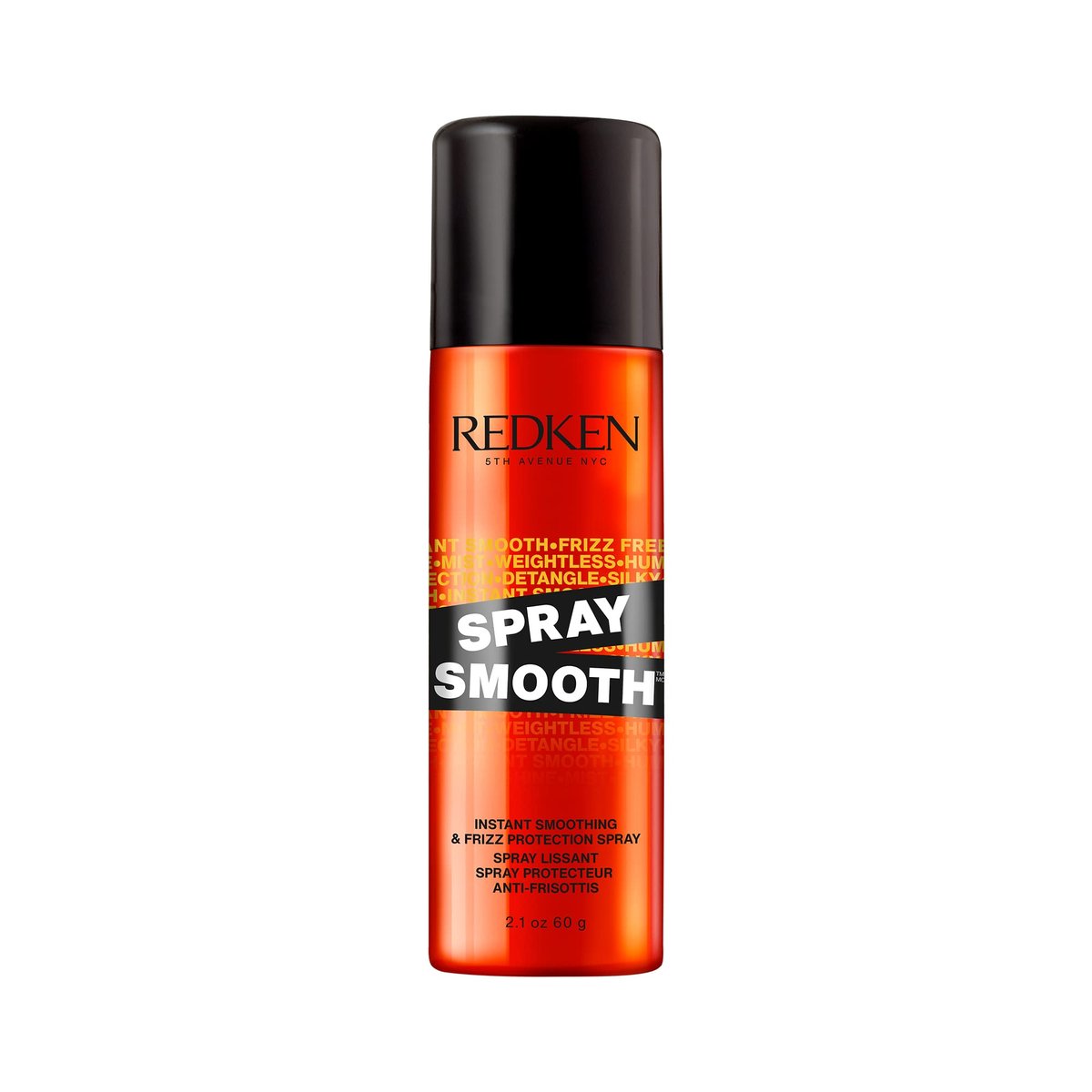 Redken Spray Smooth Anti-Frizz Haarspray | Frizz-Kontrolle und Hitzeschutz | Sofortiger Glätter | Mit Zitronensäure | Paraben-, Sulfat- & Silikonfrei | 59 ml