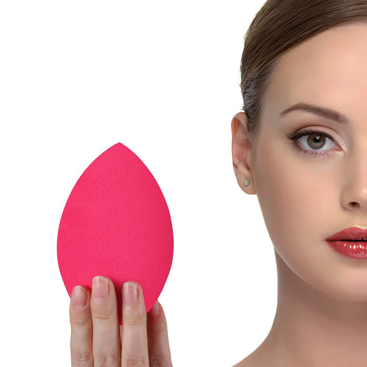 Extra Large 11cm Make-up Schwämme – 2er-Pack mit Schwammhalter für Foundation, Puder & Fake Tan