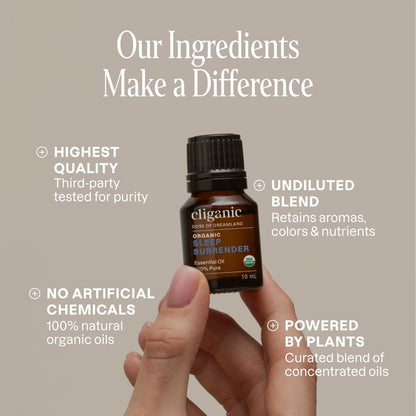 Cliganic Bio Schlaföl Sleep Surrender Blend – Dose of Dreamland (Verpackung kann variieren) 0,33 Fl Oz