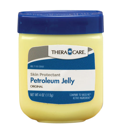 TheraCare Petroleum Jelly Hautschutzmittel, 113 g | Trockene Haut Linderung | Spröde Haut & Lippen | Für juckende, empfindliche Haut | Schützt Schnitte, Schrammen & Verbrennungen