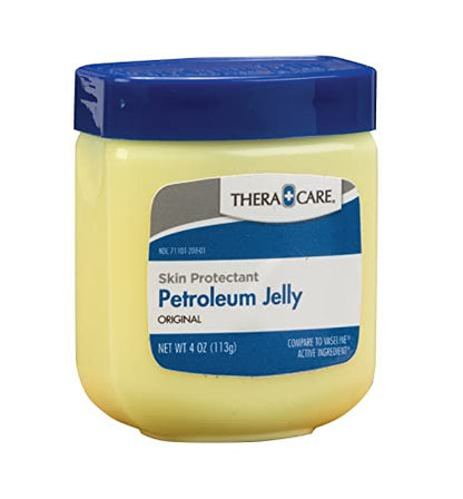 TheraCare Petroleum Jelly Hautschutzmittel, 113 g | Trockene Haut Linderung | Spröde Haut & Lippen | Für juckende, empfindliche Haut | Schützt Schnitte, Schrammen & Verbrennungen
