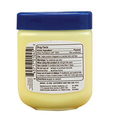 TheraCare Petroleum Jelly Hautschutzmittel, 113 g | Trockene Haut Linderung | Spröde Haut & Lippen | Für juckende, empfindliche Haut | Schützt Schnitte, Schrammen & Verbrennungen