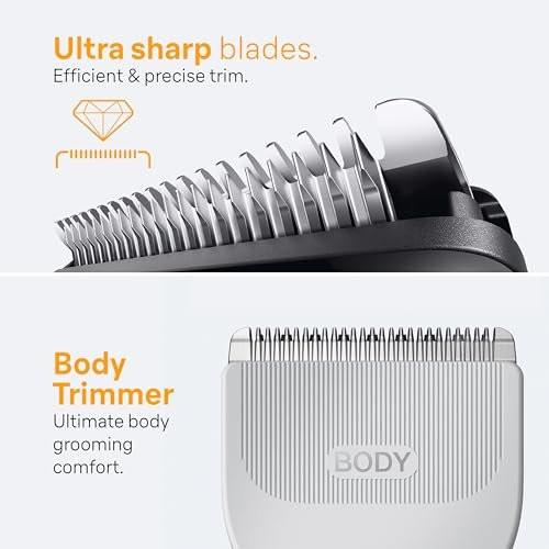 Braun All-in-One Herren-Rasier-Set Series 5 5490, 9-in-1 Bart-, Gesichts-, Nasen-, Ohren-Trimmer, Haarschneider, Körperpfleger und Manscaping