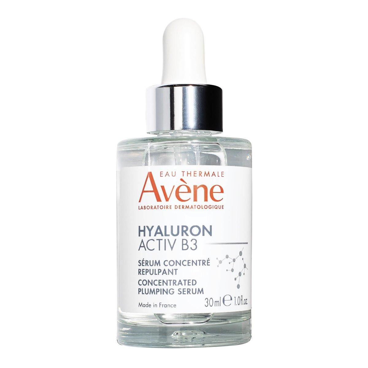 Avène Hyaluron ACTIV B3 Konzentriertes aufpolsterndes Serum – Leichtes Feuchtigkeitsserum mit Niacinamid + reiner Hyaluronsäure, strafft und polstert die Haut für einen gesunden Teint, 30 ml