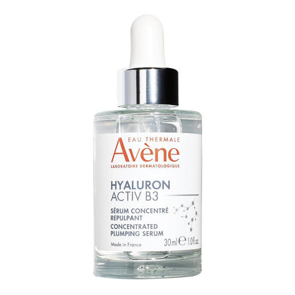 Avène Hyaluron ACTIV B3 Konzentriertes aufpolsterndes Serum – Leichtes Feuchtigkeitsserum mit Niacinamid + reiner Hyaluronsäure, strafft und polstert die Haut für einen gesunden Teint, 30 ml