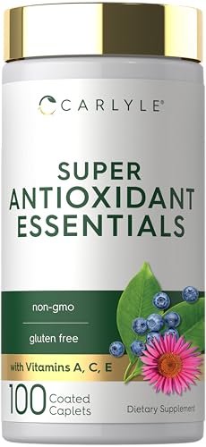 Carlyle Antioxidantien Komplex | 100 Kapseln | Nährstoffkomplex mit Vitamin A, C, E | Non-GMO, glutenfrei