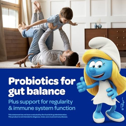 Smurfs Prä- und Probiotika für Kinder Gummibärchen | Verdauung & Immunsystem | mit echtem Fruchtgeschmack | Arztentwickelt | 40 Stück