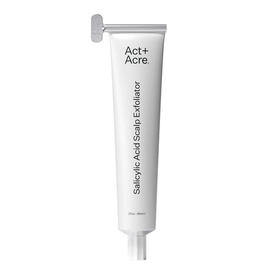 Act+ Acre Kaltgepresster Salicylsäure-Exfoliator | Gegen lose Schuppen, überschüssiges Öl, Kopfhautablagerungen | Salicylsäure, Papaya, Pfefferminze | Ausgleichend, beruhigend | Vegan, farbsicher, parfümfrei | 60 ml