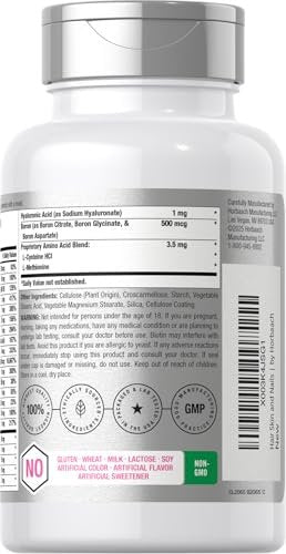 Horbäach Haar, Haut und Nägel Vitamine | 150 Kapseln | mit Biotin und Kollagen | Nahrungsergänzungsmittel für Frauen und Männer | Nicht-GVO, glutenfrei
