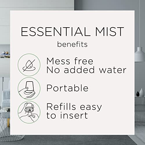 Air Wick Essential Mist Nachfüllpackung 2er-Pack Hibiskus & Blühende Orchideen Ätherische Öle Diffuser
