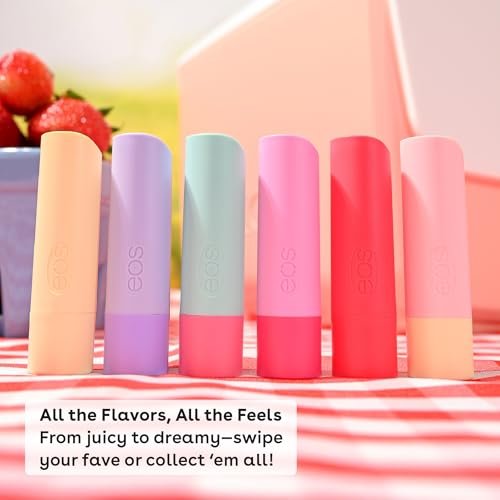 eos 100% natürlicher Lippenbalsam, Wassermelone Frosé, den ganzen Tag Feuchtigkeit, Lippenpflege, 0,14 oz, 2er-Pack