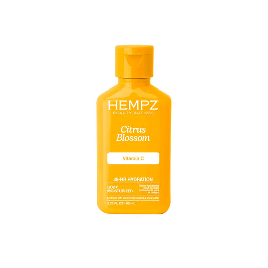 Hempz Body Lotion - Citrus Blossom Limited Edition Mini Tägliche Feuchtigkeitscreme, Sheabutter, Aloe, Körperfeuchtigkeitscreme - Hautpflegeprodukte, reines Hanfsamenöl - Reisegröße 2,25 Fl Oz