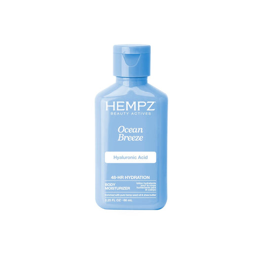 Hempz Ocean Breeze Limited Edition Mini Body Lotion – Feuchtigkeitscreme mit Sheabutter und Aloe Vera, Reisegröße 2,25 Fl Oz