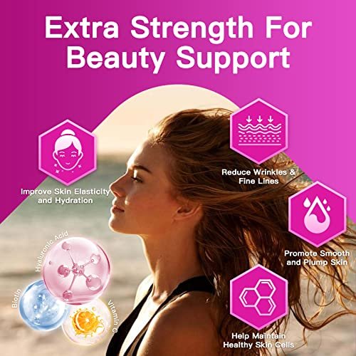 ZEBORA Multi-Collagen-Peptide-Pulver – Hydrolysiertes Kollagen Typ I, II, III, V, X mit Hyaluronsäure, Biotin, Vitamin C – Unterstützt Haut, Haare, Nägel, Gelenke – Ohne Geschmack, Keto-freundlich, 35 Portionen