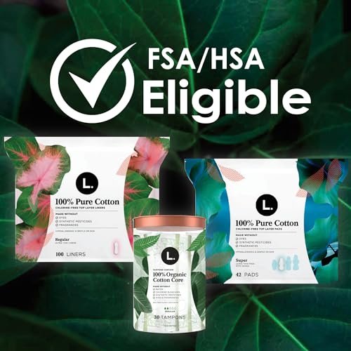 L. Cotton Tampons Regular/Super Multipack, 84 Stück – Chlorfrei, ohne Pestizide, Duft- & Farbstoffe