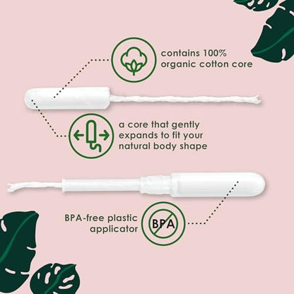 L. Cotton Tampons Regular/Super Multipack, 84 Stück – Chlorfrei, ohne Pestizide, Duft- & Farbstoffe