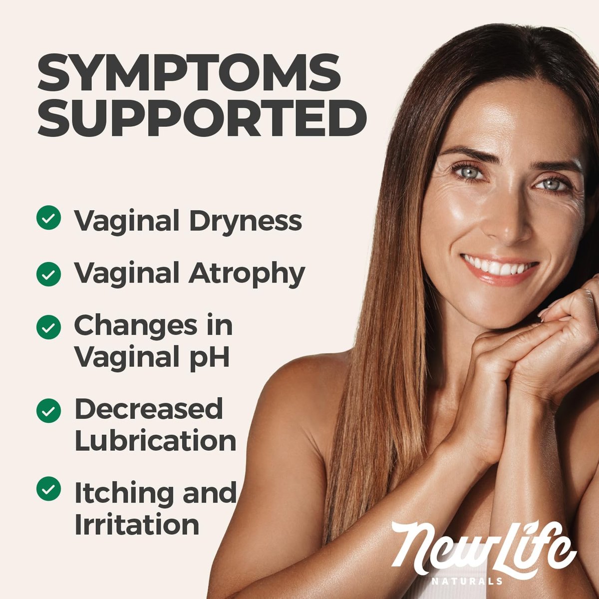NewLife Naturals SheaCalm Vulva Balsam – Zertifizierte Bio-Vaginalfeuchtigkeitscreme & Vaginalcreme – Unterstützung bei Trockenheit & Wechseljahren – Östrogenfreie Vulva-Feuchtigkeitspflege, Hergestellt in den USA, 60 ml