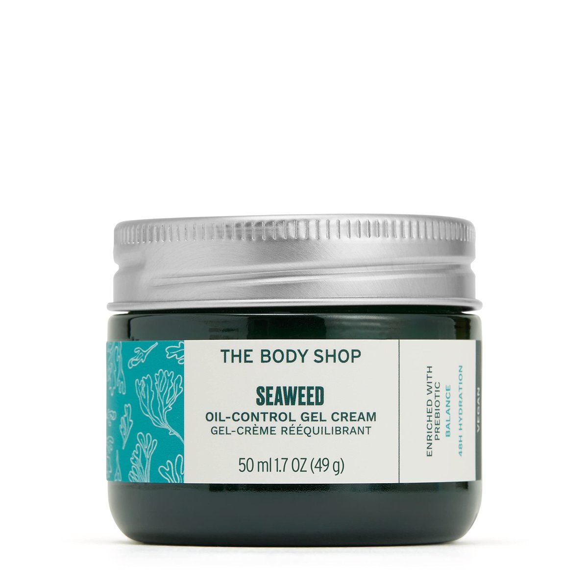 The Body Shop Seaweed Gel Cream – Feuchtigkeitscreme für fettige und Mischhaut, vegan, 1,7 oz
