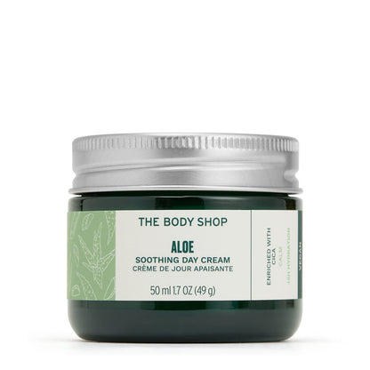 The Body Shop Aloe Vera Tagescreme für empfindliche Haut, vegan, 50 ml