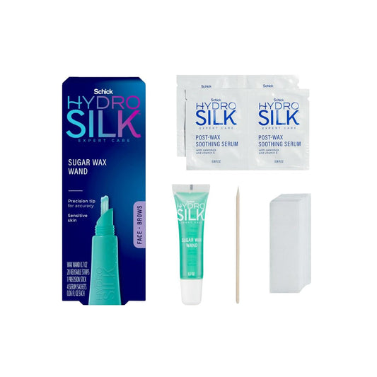 Schick Hydro Silk Sugar Wax Wand – Augenbrauen-Wachsstift für Gesicht & Lippen, Enthaarungswachs für feine Härchen, 0,7 oz