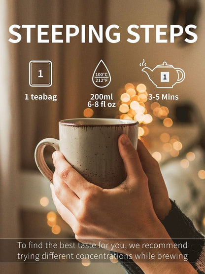 TeeLux Decaf Grüner Tee Beutel, reiner entkoffeinierter Grüner Tee, super Antioxidans, 100 Beutel für heißen & Eistee