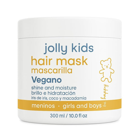 AMAZÓNICA BELEZA AMABELLE Haarmaske Jolly Kids | Vegan | Feuchtigkeitsspendend & Pflegend | Für alle Haartypen, Locken & glattes Haar | Fördert gesundes Wachstum | Maske für Kinder | 10 Oz