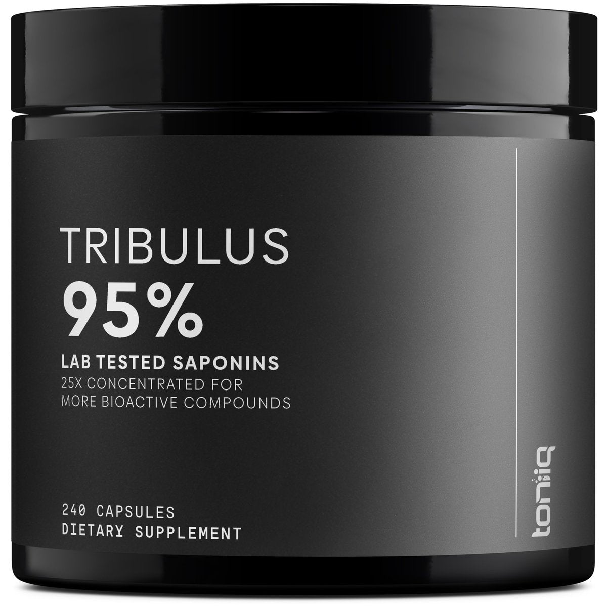Toniiq Tribulus Terrestris für Männer – Ultrahochpotenter 25:1 Extrakt mit 95% Saponinen – 1300 mg reine & konzentrierte Formel – Laborgeprüft auf Reinheit & Qualität – 240 Kapseln