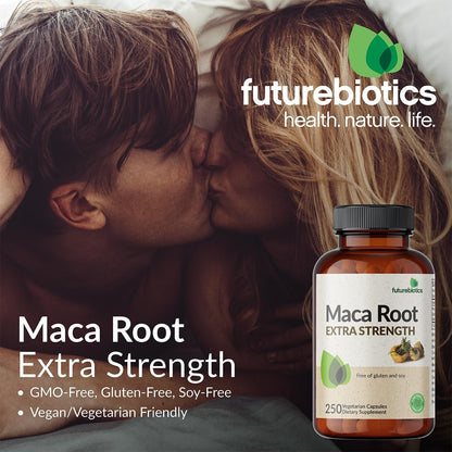 Futurebiotics Maca-Wurzel Extra Stärke – Unterstützt Energie, Ausdauer und reproduktive Gesundheit, Nicht-GVO, 120 Vegane Kapseln