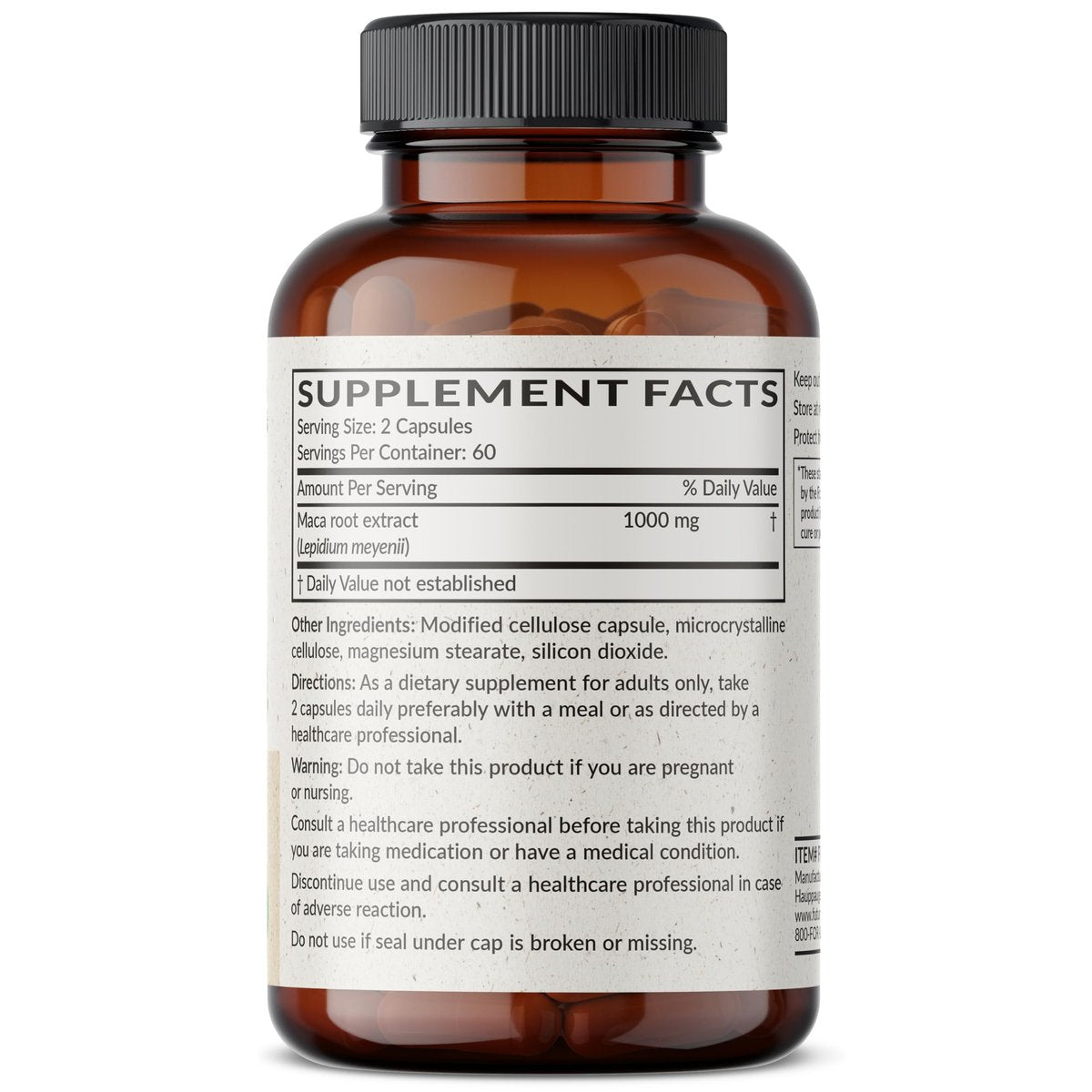 Futurebiotics Maca-Wurzel Extra Stärke – Unterstützt Energie, Ausdauer und reproduktive Gesundheit, Nicht-GVO, 120 Vegane Kapseln