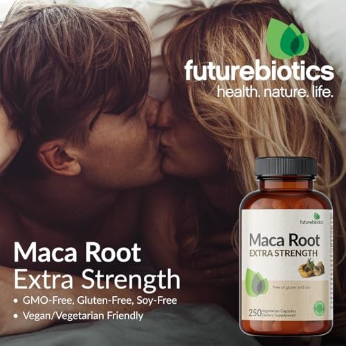 Futurebiotics Maca-Wurzel Extra Stärke – Unterstützt Energie, Ausdauer und reproduktive Gesundheit, Nicht-GVO, 120 Vegane Kapseln