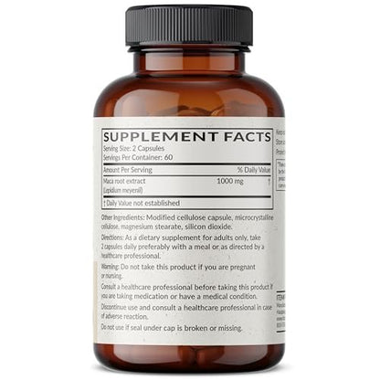Futurebiotics Maca-Wurzel Extra Stärke – Unterstützt Energie, Ausdauer und reproduktive Gesundheit, Nicht-GVO, 120 Vegane Kapseln