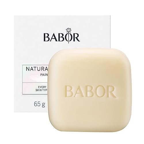 BABOR Natural Cleansing Bar für fettige und Mischhaut, feste Gesichtsreinigung für einen geklärten Teint, mit Aloe Vera und Baobab-Öl, 1 x 65 g