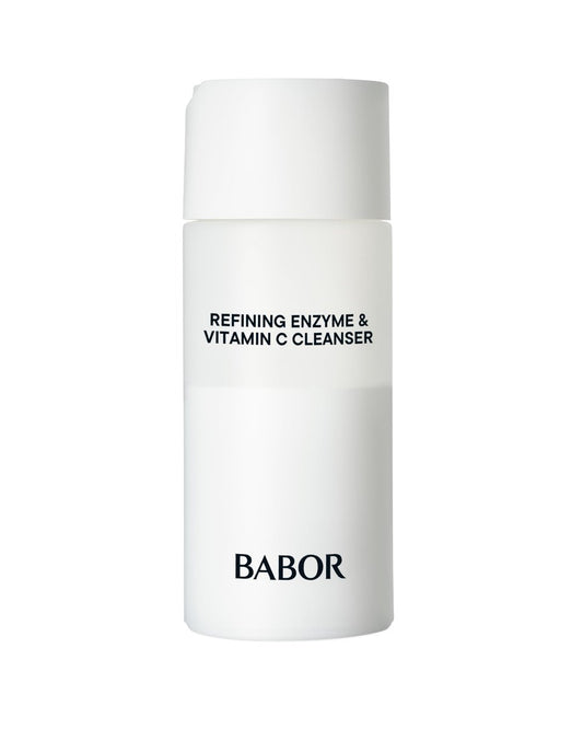 BABOR Enzym- & Vitamin C Pulverreiniger – Wasseraktivierter Gesichtsreiniger für Aufhellung & Peeling | Sanftes tägliches Peeling für verfeinerte Poren & strahlende Haut | Reisefreundlich