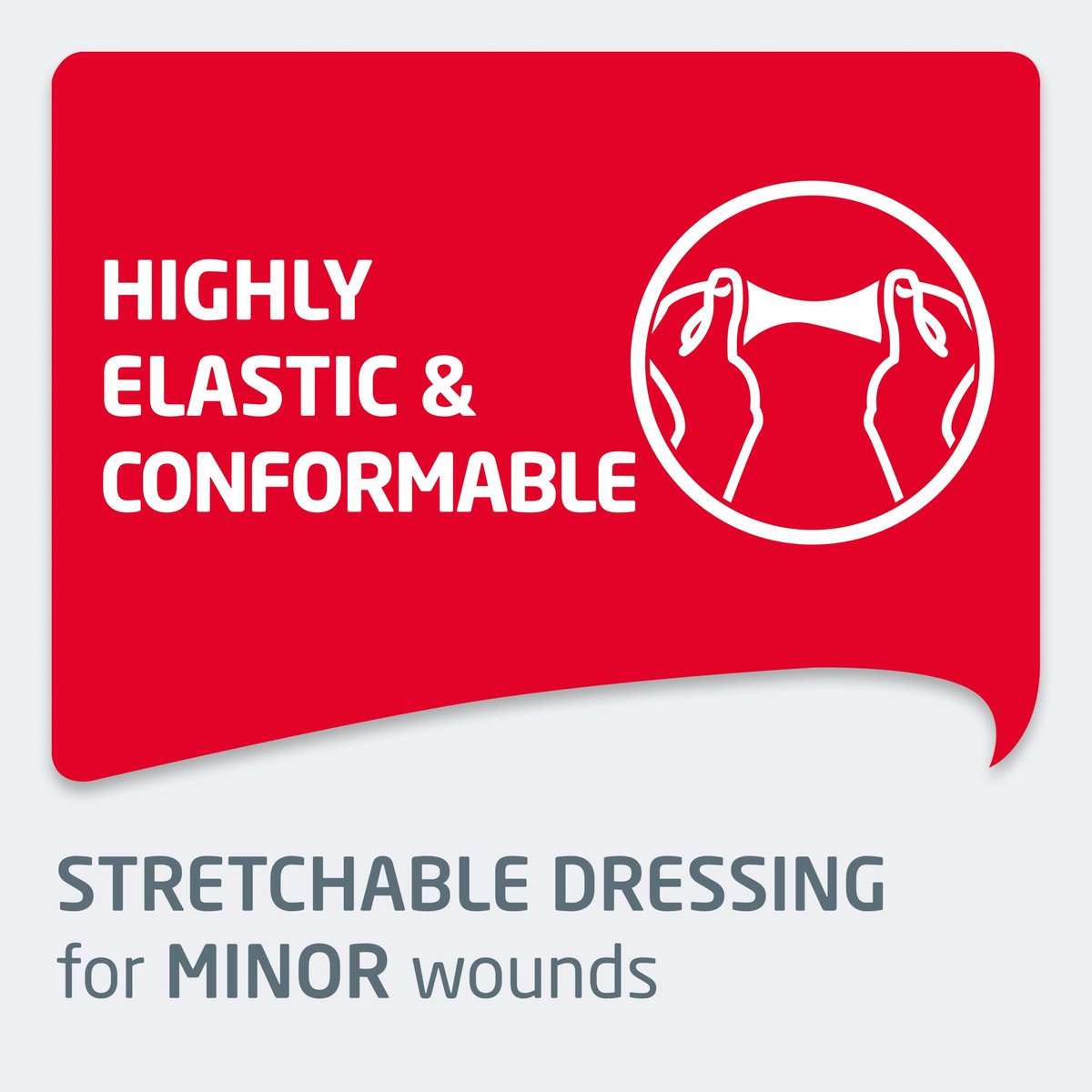 Leukoplast Elastic Wundpflaster – dehnbare und hautfreundliche Pflaster für Finger, Ellenbogen, Knie und Handgelenke – runde Pflaster, 2,2 cm, 100 Stück