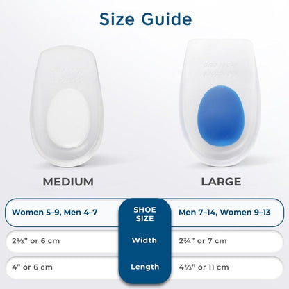 Figly Gel-Fersenkissen gegen Fersenschmerzen (4er-Pack) – Gel-Fersenpolster, Fersenstützen für Männer und Frauen bei Plantarfasziitis, Fersensporn