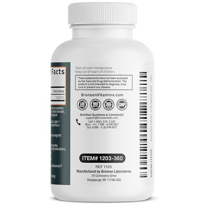 Bronson Biotin 5.000 MCG – Hochdosiertes Biotin für gesundes Haar, Haut und Nägel sowie Energieproduktion – 360 vegetarische Tabletten