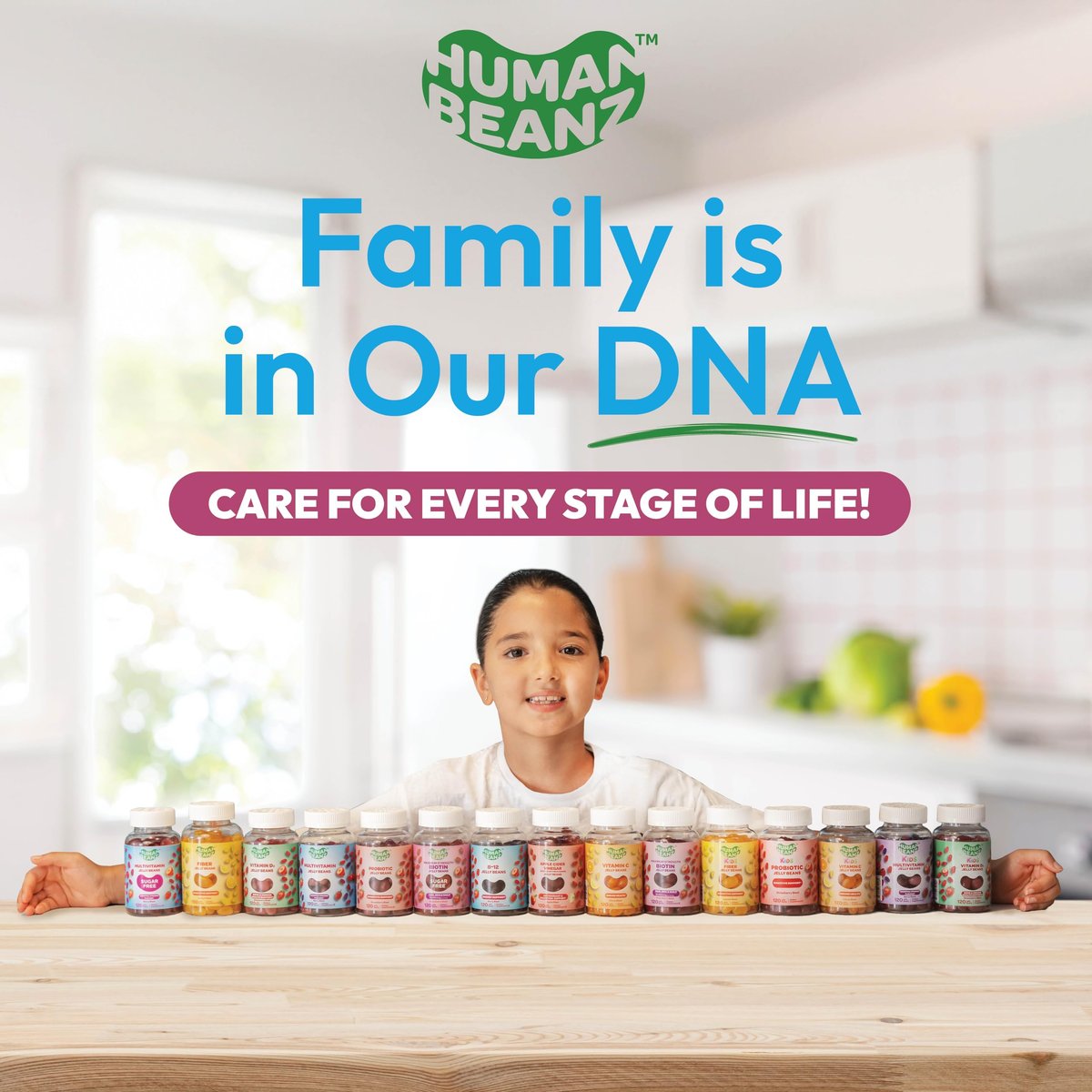 Human Beanz Multivitamin Jelly Bean Gummies mit Zink für Männer und Frauen, Immununterstützung, Nahrungsergänzungsmittel für Erwachsene, vegetarisch, 120 Berry Blast Jelly Beans, koscher