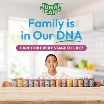 Human Beanz Multivitamin Jelly Bean Gummies mit Zink für Männer und Frauen, Immununterstützung, Nahrungsergänzungsmittel für Erwachsene, vegetarisch, 120 Berry Blast Jelly Beans, koscher