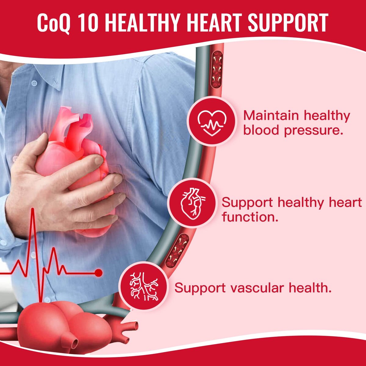 NATURE TARGET CoQ10 300 mg + PQQ mit Bio-Olivenöl – Hochdosiertes Coenzym Q10 für Herzgesundheit, Immunsystem & Energieproduktion – 120 Kapseln