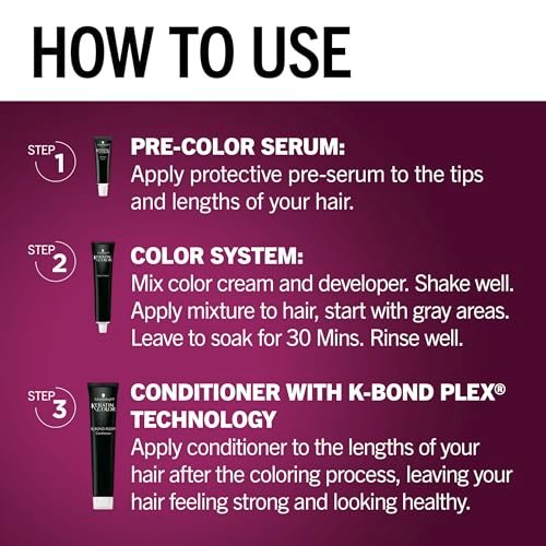 Schwarzkopf Keratin Dauerhafte Haarfarbe Creme, 3.11 Tiefes Dunkelblau, Professionelle Qualität mit bis zu 100% Grauabdeckung, Bond Enforcing System