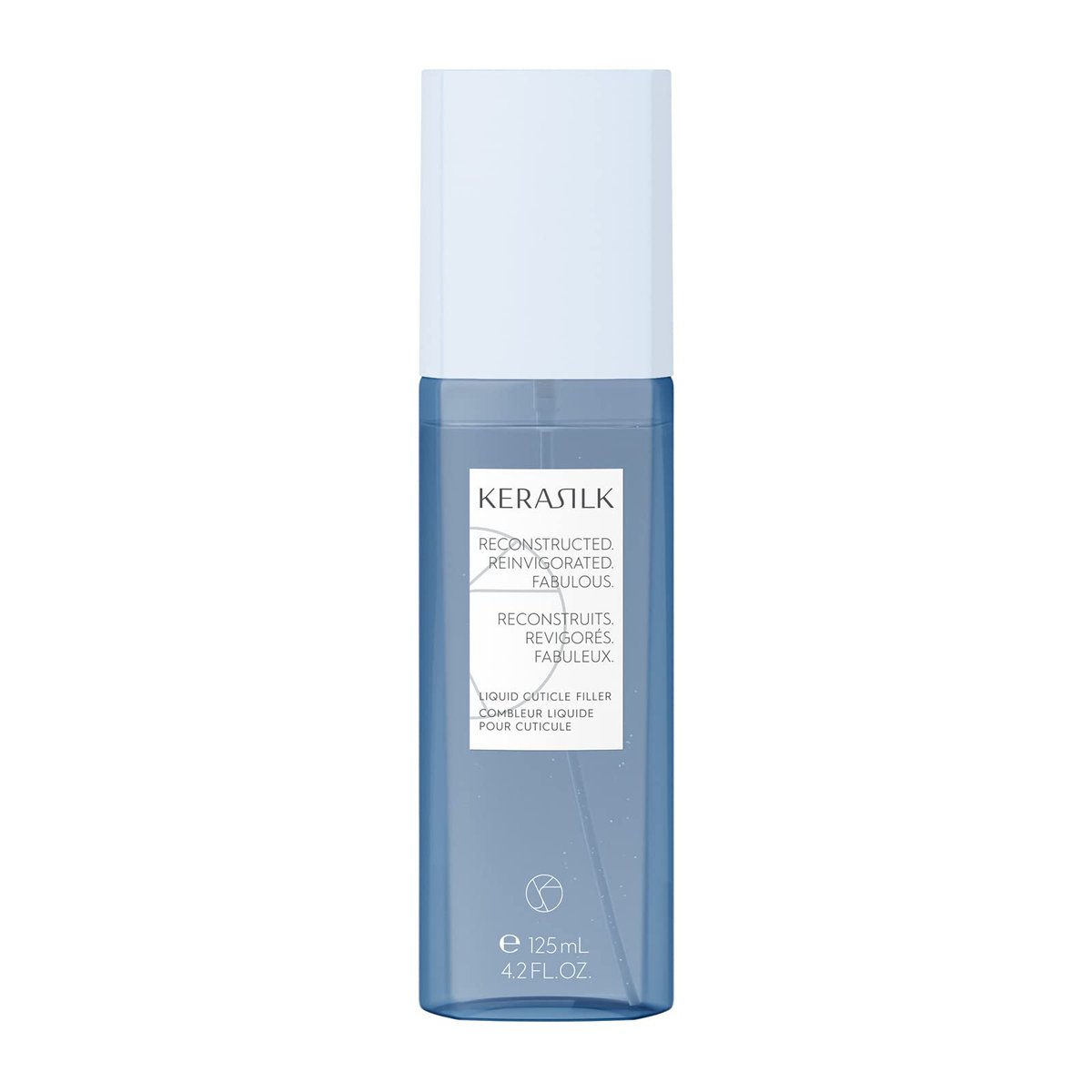 KERASILK Liquid Cuticle Filler | Hitzaktiviert | Lang anhaltender Haarkutikelschutz | Repariert und optimiert die Haaroberfläche | mit Hitzeschutz | Für stärkeres und glatteres Haar | 125 ml