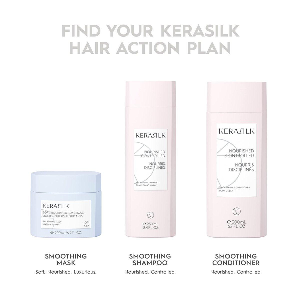 KERASILK Multi-Benefit Hair Oil – Versiegelt Spliss, reduziert Frizz, verleiht Hochglanz & Hitzeschutz – Für alle Haartypen & Texturen – 50 ml