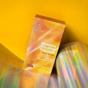 EVERYDAZE Essential Collagen Solution Jelly Stick | Pflanzlich | Mango | 10er-Pack | Vitamine, Mineralien, Antioxidantien für Männer & Frauen
