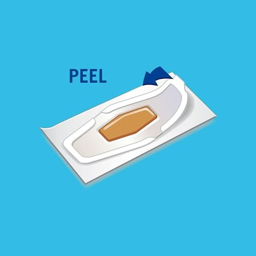 Nexcare Wasserdichte Klarsicht-Pflaster, Schutz und Abdeckung, 360-Grad-Versiegelung um das Pad bietet Schutz vor Wasser, Schmutz und Keimen, 0,88 x 1,1 Zoll, 50 Stück (3er-Pack)