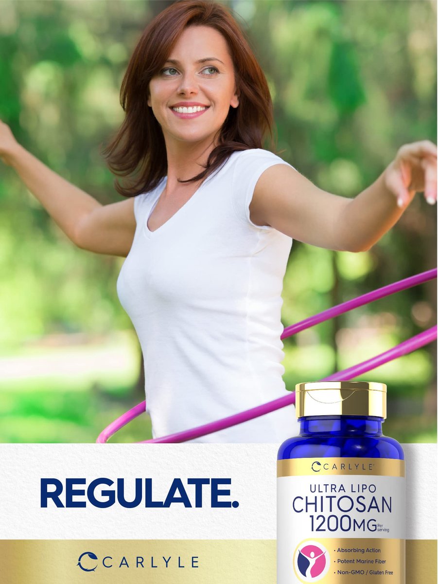 Carlyle Chitosan 1200 mg – 120 Kapseln, Non-GMO, glutenfrei, Ultra Lipo