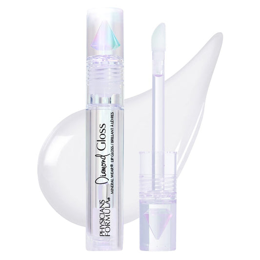 Physicians Formula Mineral Wear® Diamond Gloss Crystal Clear – Hochglanz-Lipgloss mit Diamantstaub