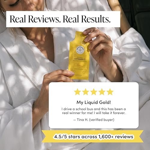 Propolis Liposomales Vitamin C von Beekeeper's Naturals – 1000 mg Vitamin C, Propolis & Bio-Honig, Immununterstützung mit maximaler Bioverfügbarkeit, 12 Portionsbeutel