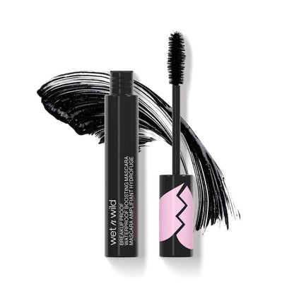 wet n wild Breakup Proof Mascara - Volumengebend, pflegend, verlängernd, verdichtend, wasserfest, wischfest, klumpenfrei, tierversuchsfrei & vegan - Mehrfarbig