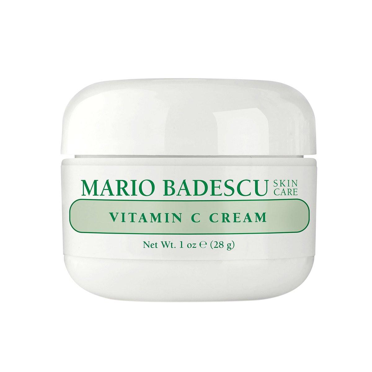 Mario Badescu Vitamin C Creme – Leichte Gesichtsfeuchtigkeitscreme mit Niacinamid für alle Hauttypen | Reduziert sichtbar Alterserscheinungen | 30 ml